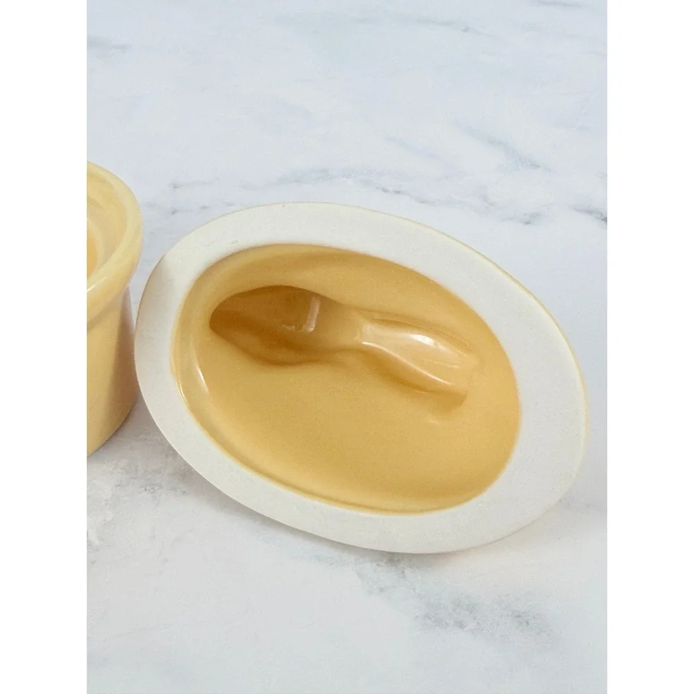 VTG BIA Yellow Bunny Rabbit Ramekin 
